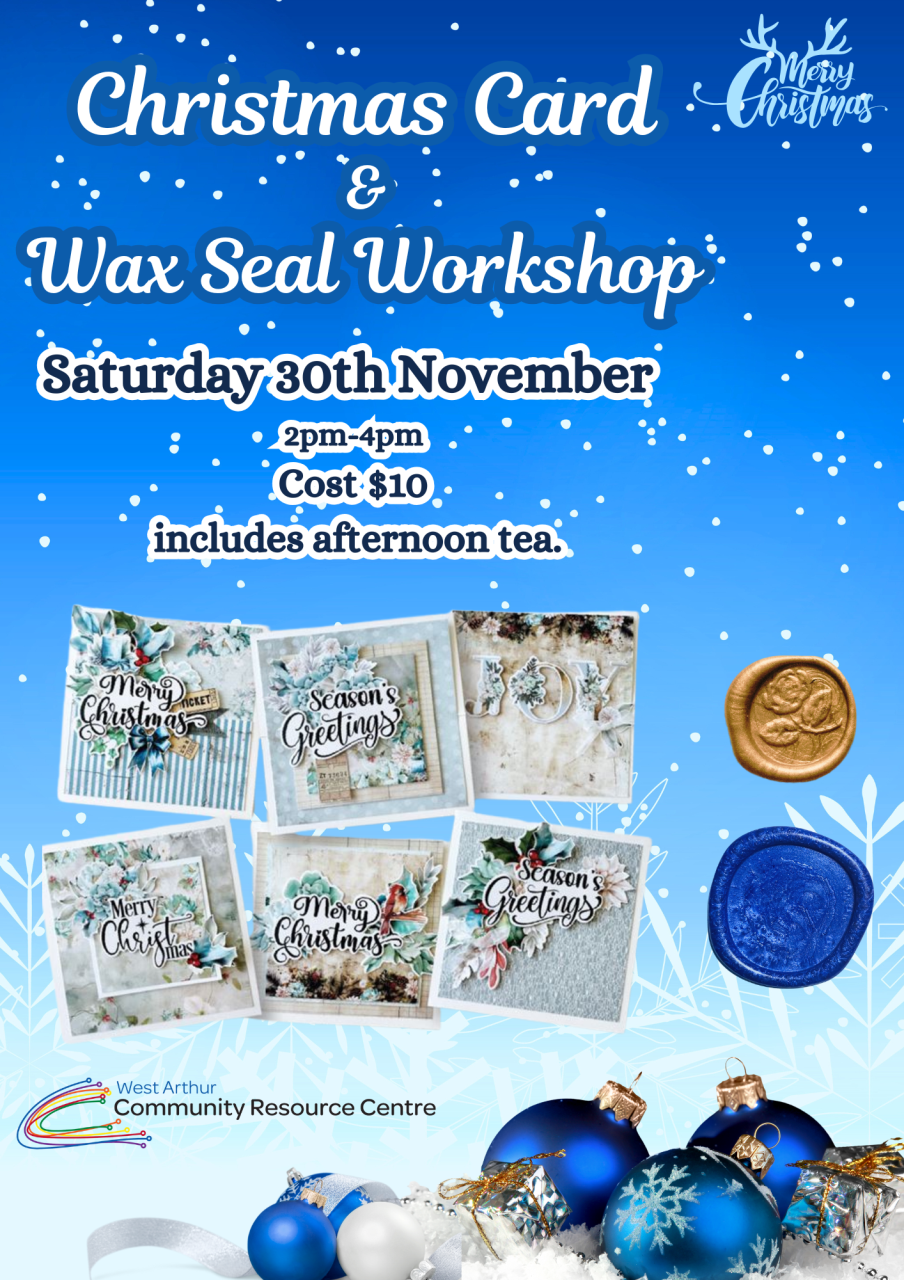 Christmas Card and Wax Seal Workshop